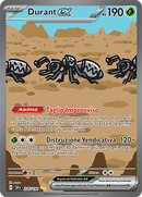 Durant-ex 236/191 Alternative Art - ITA - Near Mint - Scarlatto e Violetto - Scintille Folgoranti - Carta Pokemon
