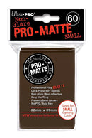 60 Bustine protettive Marrone Matte Sleeves ULTRA PRO Japanese Small Size 62 x 89 mm