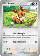 Eevee 113/142 Reverse Holo - ITA - Near Mint - Scarlatto e Violetto - Corona Astrale - Carta Pokemon