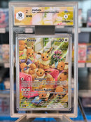 Eevee 188/167 Illustrazione Rara - ITA - Mint - Gradata GRAAD 10 - Scarlatto e Violetto - Crepuscolo Mascherato - Carta Pokemon