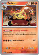Emboar WHT 013/086 Reverse Holo Master Ball - ITA - Near Mint - Scarlatto e Violetto - Fuoco Bianco - Carta Pokemon