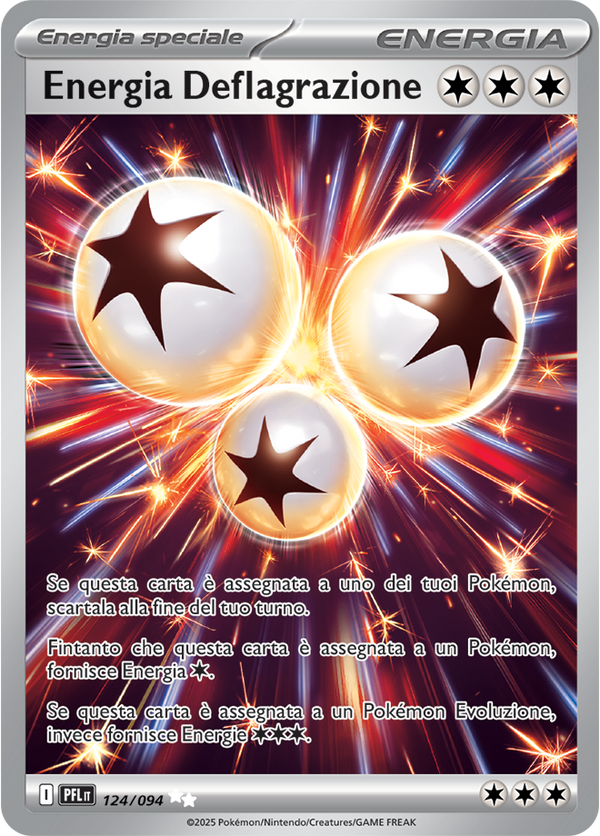 Energia Deflagrazione PFL 124/094 - ITA - Near Mint - Megaevoluzione - Fiamme Spettrali - Carta Pokemon
