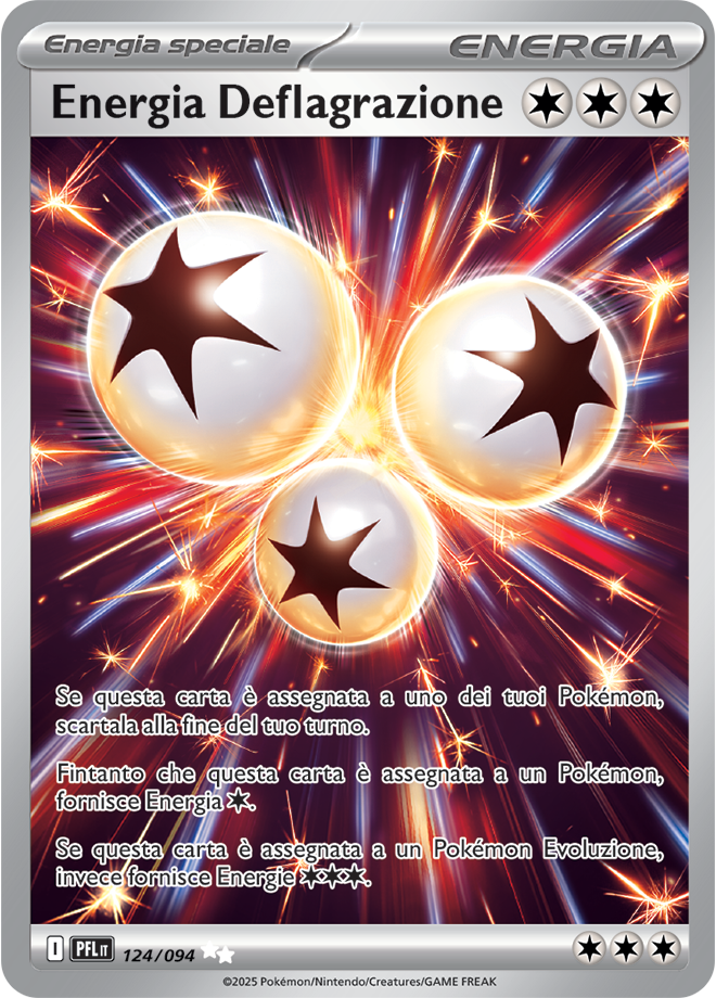 Energia Deflagrazione PFL 124/094 - ITA - Near Mint - Megaevoluzione - Fiamme Spettrali - Carta Pokemon