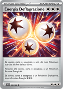Energia Deflagrazione WHT 086/086 - ITA - Near Mint - Scarlatto e Violetto - Fuoco Bianco - Carta Pokemon