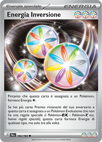 Energia Inversione 192/193 Reverse Holo - ITA - Near Mint - Scarlatto e Violetto - Evoluzioni a Paldea - Carta Pokemon