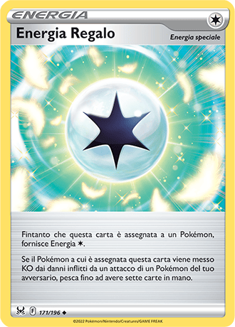 Energia Regalo 171/196 - ITA - Near Mint - Spada e Scudo - Origine Perduta - Carta Pokemon