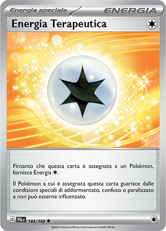 Energia Terapeutica 193/193 Reverse Holo - ITA - Near Mint - Scarlatto e Violetto - Evoluzioni a Paldea - Carta Pokemon
