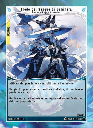 Erede del Sangue di Luminara SDA - 28   - 1a Edizione - ITA - Near Mint - Structure Deck Anniversary - Carta Creatures of Exo