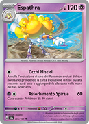 Espathra 095/191 Reverse Holo - ITA - Near Mint - Scarlatto e Violetto - Scintille Folgoranti - Carta Pokemon