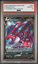 Eternatus V SWSH064 - ITA- Mint - Gradata PSA 10 - Promo Spada e Scudo - Carta Pokemon