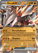 Excadrill-ex BLK 046/086 - ITA - Near Mint - Scarlatto e Violetto - Luce Nera - Carta Pokemon