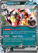 Farigiraf-ex 108/162 - ITA - Near Mint - Scarlatto e Violetto - CronoForze - Carta Pokemon