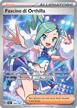 Fascino di Orthilla 234/191 - ITA - Near Mint - Scarlatto e Violetto - Scintille Folgoranti - Carta Pokemon