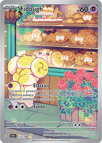 Fidough 213/198 Illustrazione Rara - ITA - Near Mint - Scarlatto e Violetto - Carta Pokemon