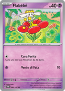 Flabébé 086/167 Reverse Holo Comune - ITA - Near Mint - Scarlatto e Violetto - Crepuscolo Mascherato - Carta Pokemon