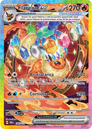 Flareon-ex 146/131 Alternative Art - ITA - Near Mint - Scarlatto e Violetto - Evoluzioni Prismatiche - Carta Pokemon