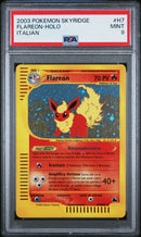 Flareon H7/H32 Holo - ITA - Mint - Gradata PSA 9 - e-Card - SkyRidge - Carta Pokemon