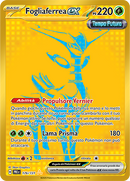 Fogliaferrea-ex 176/131 Alternative Art - ITA - Near Mint - Scarlatto e Violetto - Evoluzioni Prismatiche - Carta Pokemon