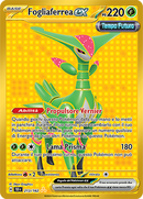 Fogliaferrea-ex 213/162 Rara Segreta Oro - ITA - Near Mint - Scarlatto e Violetto - CronoForze - Carta Pokemon