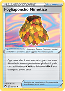 Fogliaponcho Mimetico 160/195 Reverse Holo - ITA - Near Mint - Spada e Scudo - Tempesta Argentata - Carta Pokemon