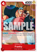 Franky OP11-012 - Character Rosso Uncommon - Near Mint - A Fist of Divine Speed - Carta One Piece Card Game