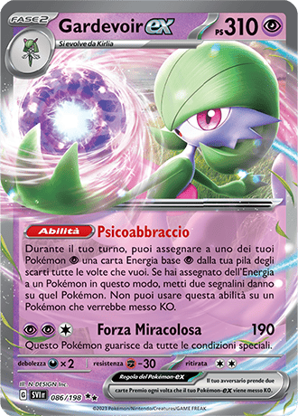 Gardevoir-ex 086/198 - ITA - Near Mint - Scarlatto e Violetto - Carta Pokemon
