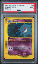 Gengar H9/H32 Holo - ITA - Mint - Gradata PSA 9 - e-Card - SkyRidge - Carta Pokemon