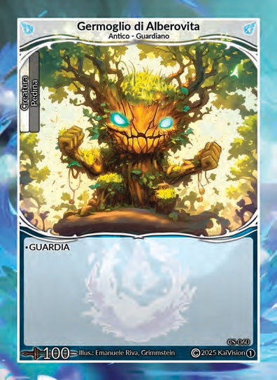 Germoglio di Alberovita CS - 060   - 1a Edizione - ITA - Near Mint - Custodi della Storia - Carta Creatures of Exo