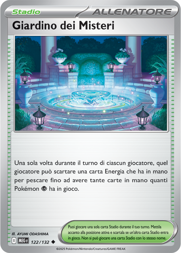 Giardino dei Misteri MEG 122/132 Reverse Holo - ITA - Near Mint - Megaevoluzione - Carta Pokemon