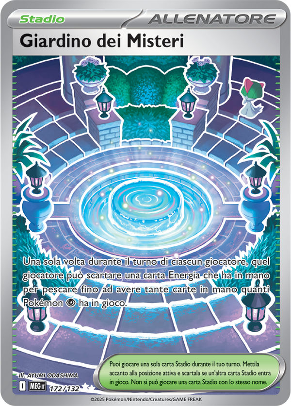 Giardino dei Misteri MEG 172/132 - ITA - Near Mint - Megaevoluzione - Carta Pokemon
