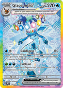 Glaceon-ex 150/131 Alternative Art - ITA - Near Mint - Scarlatto e Violetto - Evoluzioni Prismatiche - Carta Pokemon