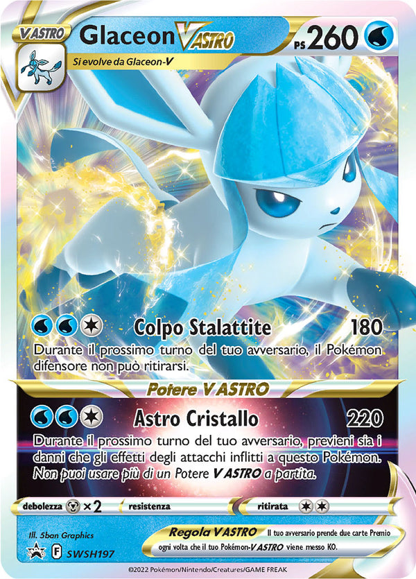 Glaceon-V Astro SWSH197 - ITA - Near Mint - Promo Spada e Scudo - Carta Pokemon