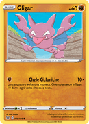 Gligar 095/196 Reverse Holo - ITA - Near Mint - Spada e Scudo - Origine Perduta - Carta Pokemon