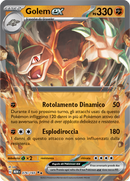Golem EX 076/165 - ITA - Near Mint - Scarlatto e Violetto - 151 - Carta Pokemon