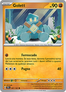 Golett 087/162 Reverse Holo - ITA - Near Mint - Scarlatto e Violetto - CronoForze - Carta Pokemon