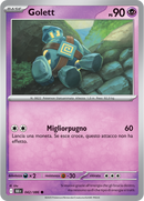 Golett BLK 042/086 Reverse Holo - ITA - Near Mint - Scarlatto e Violetto - Luce Nera - Carta Pokemon