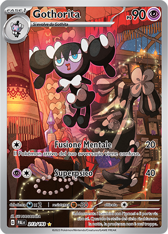 Gothorita 213/193 Illustrazione Rara - ITA - Near Mint - Scarlatto e Violetto - Evoluzioni a Paldea - Carta Pokemon