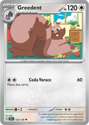 Greedent 132/159 Reverse Holo - ITA - Near Mint - Scarlatto e Violetto - Avventure Insieme - Carta Pokemon
