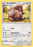 Greedent 151/196 Reverse Holo - ITA - Near Mint - Spada e Scudo - Origine Perduta - Carta Pokemon