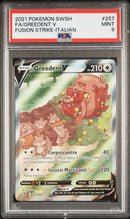 Greedent-V 257/264 Alternative Art - ITA - Mint - Gradata PSA 9 - Spada e Scudo - Colpo Fusione - Carta Pokemon