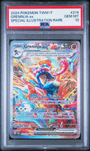 Greninja TWM 214/167 Illustrazione Speciale Alternative Art - ITA - Gem Mint - Gradata PSA 10 - Scarlatto e Violetto - Crepuscolo Mascherato - Carta Pokemon
