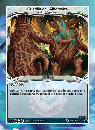 Guardia dell'Alberovita CS - 057   - 1a Edizione - ITA - Near Mint - Custodi della Storia - Carta Creatures of Exo
