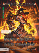 Hellga, Capotreno Maestra della Forgia SD2 - 02 Super Rara Cloud Foil Full Art - 1a Edizione - ITA - Near Mint - Structure Deck 2 - Carta Creatures of Exo