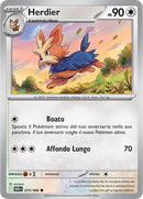 Herdier WHT 075/086 Reverse Holo Poke Ball - ITA - Near Mint - Scarlatto e Violetto - Fuoco Bianco - Carta Pokemon