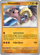 Hitmonlee 106/165 Reverse Holo - ITA - Near Mint - Scarlatto e Violetto - 151 - Carta Pokemon