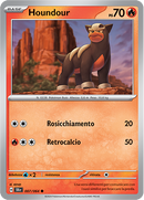 Houndour 007/064 Comune - ITA - Near Mint - Scarlatto e Violetto - Segreto Fiabesco - Carta Pokemon
