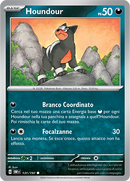 Houndour 131/197 Reverse Holo - ITA - Near Mint - Scarlatto e Violetto - Ossidiana Infuocata - Carta Pokemon