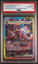 Hydreigon-ex SSP 240/191 Illustrazione Speciale Alternative Art - ITA - Gem Mint - Gradata PSA 10 - Scarlatto e Violetto - Scintille Folgoranti - Carta Pokemon