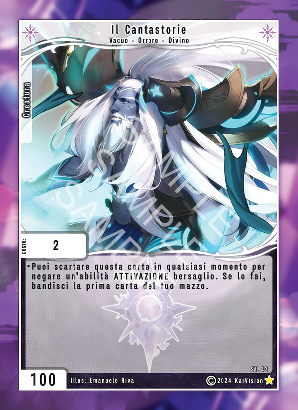 Il Cantastorie ST - 43 Rara Foil - 1a Edizione - ITA - Near Mint - Serie Torneo - Carta Creatures of Exo