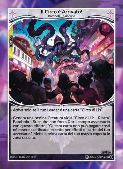 Il Circo é Arrivato! CS - 089   - 1a Edizione - ITA - Near Mint - Custodi della Storia - Carta Creatures of Exo